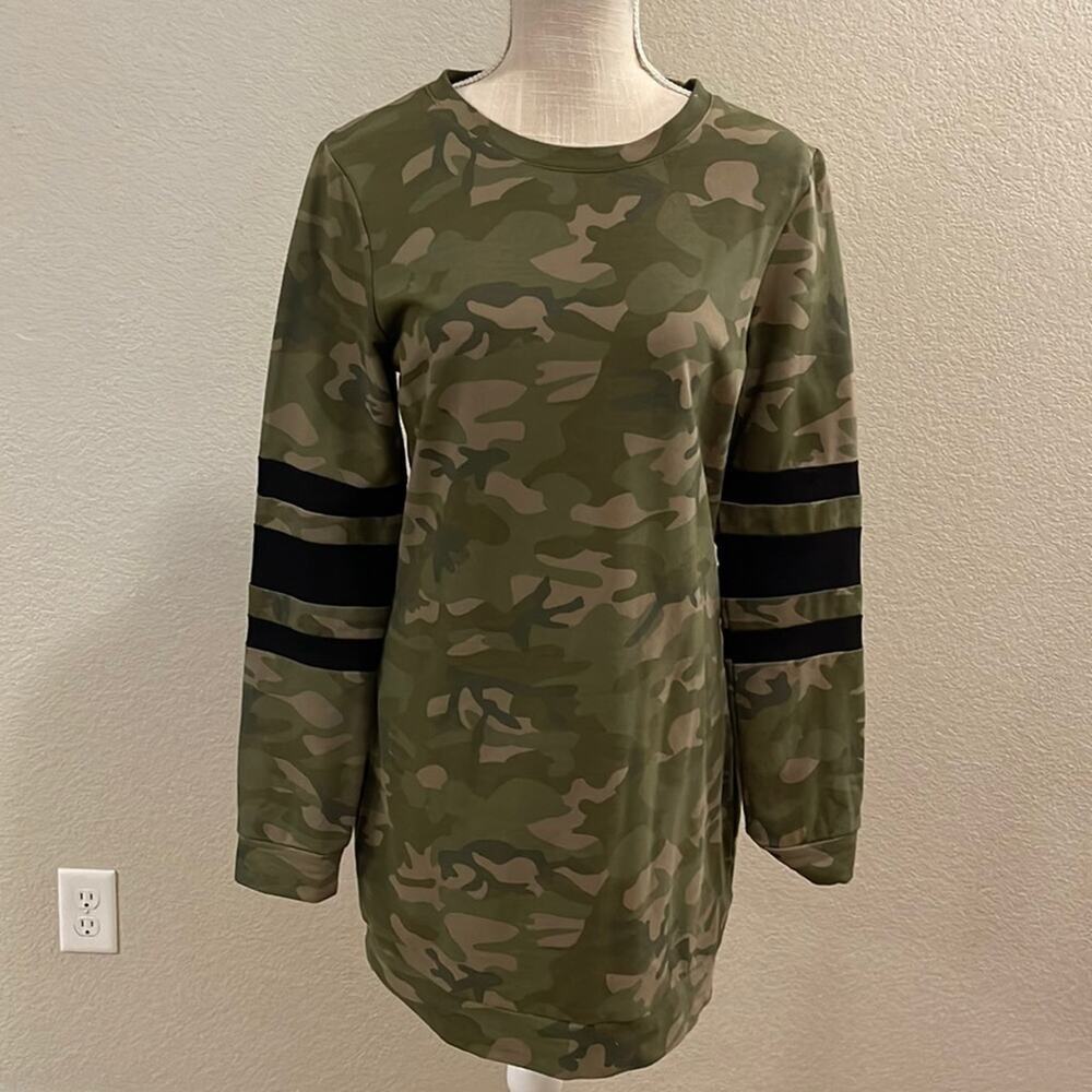 Women’s Camo T-Shirt Mini Dress Size Small